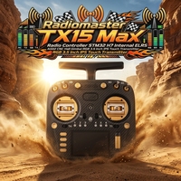 Radiomaster TX15 Max Radiocommande avec ELRS interne, STM32 H7 AG02, Gimbal Hall CNC, Écran tactile IPS RGB 3,5 pouces, Émetteur RC FPV
