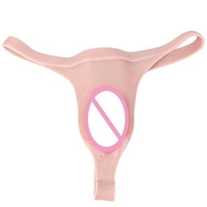 Tanga Vaginal de Silicona FAAK, Ropa Interior Femenina, Genitales de Silicona para Cross-dressing, Juguete Sexual Masculino - Product Image 2