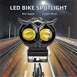 Feux LED TCYATO pour moto Owl, feux LED pour moto 12V-85V, faisceau double jaune et blanc, haute luminosité, LED pour moto - Product Image 6