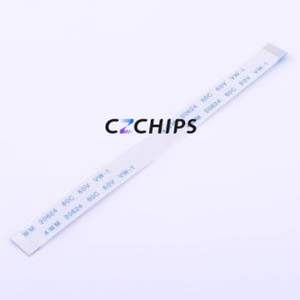 JS05A-14P-100-3-4 FFC Cable (Flexible Flat Cable) P=0.5mm Connector 14P 0.5mm 0.3mm Non-Inverting - Product Image 1