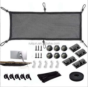 Organisateur de panier en maille pour camping en plein air pique-nique support de table pliant avec sac de rangement sous la table pour cours de corde - Product Image 1