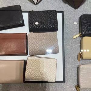 2024 nueva cartera corta de cuero suave con cremallera y monedero con patrón de cáñamo - Product Image 1