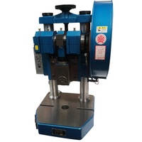Machine à poinçonner électrique pour petite table, de poinçonnage à boutons, avec deux mains