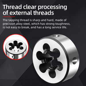 جولة دائرية HSS فولاذ مقاوم للصدأ أدوات القطع M2 M3 M4 M5 M6 M8 M10 M12 M14 M16 M18 M20 - Product Image 5