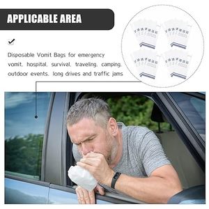 Contenitori Monouso per Rifiuti Sacchetti per Vomito Contenitori per Rifiuti Aerei <span class=keywords><strong>Sacchi</strong></span> Portatili Utili e Pratici per la Pulizia Sacchetto Quotidiano in Carta Kraft - Product Image 6