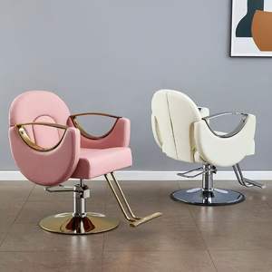 Sillón de Barbería de Lujo Ligero, Silla de Peluquería Giratoria con Elevación, Especial para Salón de Belleza - Product Image 3