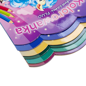 <span class=keywords><strong>Livre</strong></span> de coloriage personnalisé d'usine pour enfants <span class=keywords><strong>livre</strong></span> de <span class=keywords><strong>dessin</strong></span> animé mignon licorne cheval arc-en-ciel enfants livres de coloriage simples - Product Image 5
