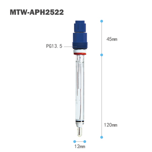 MTW-APH2522 pH-mètre industriel pour la désulfuration et la denitrification, électrode pH à double pont de sel en céramique, haute température/pression OBM - Product Image 3