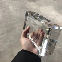 Transparent K9 cristal verre brique bloc décoratif