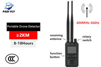 Equipo Profesional de Monitoreo de Señales UAV, Detector de RF Pasivo Portátil de 400MHz-6GHz con Batería de 8000mAh