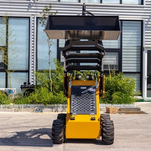 GRATIS VERZENDING China Wheel CE/EPA/EURO 5 Mini Skid Steer Loader <span class=keywords><strong>Tractor</strong></span> Loader Bak Graafmachine Rotatieploeg Dieselmotor Versnelling - Product Image 2