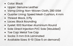 Zapatos de seguridad de cuero genuino de aspecto premium para hombre, diseño duradero, suela resistente, con cordones, estilo industrial, para uso diario. - Product Image 2