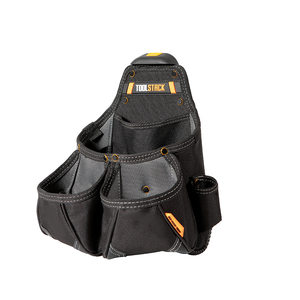 Free Sample FTool Belt Adjusts 29 Inches to 54 Inches Leather <b>Heavy</b> <b>Duty</b> Tool Pouch Bag with Dual Hammer Loops Tool Bags - Product Image 1