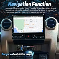 Écran IPS 9 pouces pour Land Cruiser 2007-2021 Lecteur multimédia Android pour voiture GPS CarPlay Montage sur tableau de bord Résolution 1920x720