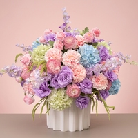 SY-Customize Rosa Lila Rose Burgunderrot Kirschrot Purpurrosa Rot Tischdekoration Gänseblümchen Blumen Gangdekoration Amaranthus