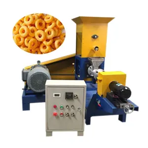 Machine de fabrication de bouffée de maïs et de croustillante de haute qualité machine de fabrication de bouffée de riz de maïs dans des chaînes extrudeuse automatique d'aliments bouffée de maïs