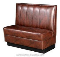 Canapé d'angle confortable et moderne en cuir synthétique pour restaurant, ensemble de banquettes avec garantie de 5 ans, certifié ISO 9001 SGS, usage commercial