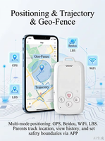 Tarjeta SIM NANO 4G VoLTE para Llamadas Familiares, Aplicación SOS, Monitorización, Larga Duración de Batería, Localizador GPS Multimétodo para Niños