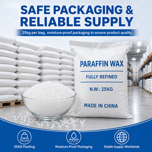 Cera de Parafina Totalmente Refinada de Grado Profesional, de Alta Calidad, Bajo Contenido de Aceite, Alta Blancura, en Bolsa de 25 kg, Precio de Fábrica - Product Image 2