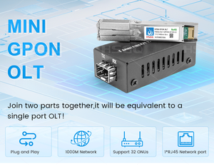 Vente chaude HSGQ Micro Single Port 1:32 Mini GPON OLT STICK incluant un convertisseur de média - Product Image 6