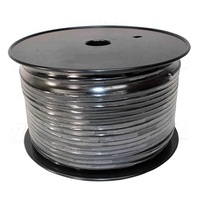 24AWG Hi-End Mic XLR Cable equilibrado AL Foil + Trenza Doble escudo Conductor de cobre puro PVC Bajo ruido 100M Cada paquete