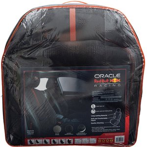 Coprisedile singolo Powerbar nero/rosso - Product Image 3