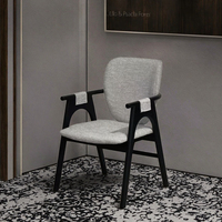 Chaise de salle à manger en bois de chêne massif, faite à la main, écologique et moderne, pour la maison, le bureau, l'hôtel
