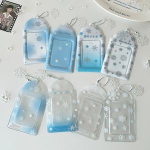 Porta Tessere in PVC INS con Ciondolo, Portachiavi per Foto Digitali da 3 Pollici, Porta Tessere Carino Stile Cartone Animato, Porta Fotocard Kpop Stile Coreano - Product Image 2