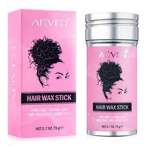 ALIVER Private Label Hair Wax Stick Long Lasting Strong Hold Hair Styling Smooth Frizzy Edge Control Hair Wax Stick