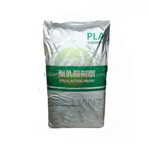 Polylactic Acid Fiber Manufacturers Extrusion 100% Wheat Biodegradable Polylactic Acid Pla Pellets Pla Resin