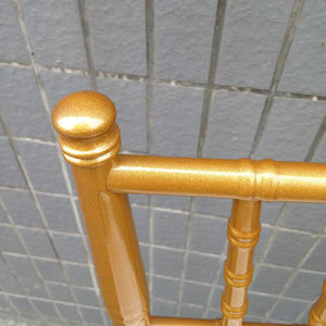 Sillas de comedor Tiffany Chivari de oro moderno de alta calidad para uso en exteriores de Hotel, venta al por mayor - Product Image 6
