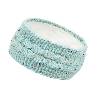 Bandeaux de sports d'automne et d'hiver européens et américains plus <span class=keywords><strong>cache</strong></span>-oreilles chauds tricotés en polaire - Product Image 5