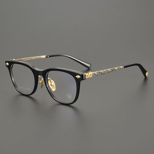 نظارات سوداء غير رسمية ذات نوعية جيدة نمط شفاف رمادي مشهور نظارات بسيطة للرجال والنساء ماركات - Product Image 3