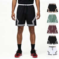Pantalones Cortos Deportivos Transpirables de Verano para Hombre, Uniformes de Baloncesto Personalizados para Gimnasio y Running, con Bolsillo con Cierre y Secado Rápido