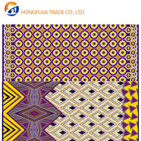 Kain Organza Batik 100% Katun, Kostum Nasional Ankara, Cetakan Afrika untuk Anak Laki-laki dan Perempuan, Tenun Sisir Polos Anti-Pilling Sedang