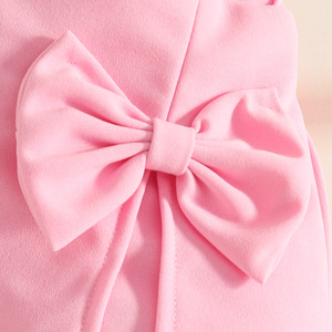 ชุดกลับบ้านสำหรับเด็กทารกหญิงปี 2026 ชุด 3 ชิ้น เสื้อแขนยาวลายหัวใจ + กระโปรงติดโบว์ + หมวก - Product Image 4