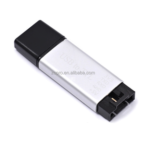 Nhôm trường hợp CP2102 USB để TTL mô-đun nối tiếp STC downloader firmware nâng cấp ban UART chuyển đổi cho MCU lập trình - Product Image 4