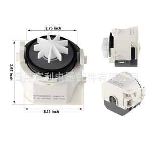 Bomba de desagüe para lavavajillas DD31-00016A, motor eléctrico de plástico de 3,14 pulgadas para lavavajillas Samsung - Product Image 1