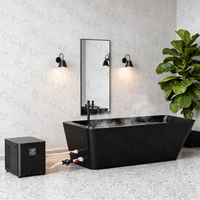 Icegalax Bañera de Inmersión Fría con Agua y Hielo WiFi Inteligente 1Hp con Filtro y Enfriamiento de Agua de 0-40 Celsius