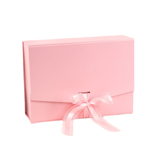Elegant Bowknot Gift <b>Box</b> Flip-top Magnetic Closure <b>Foldable</b> Cardboard <b>Box</b> Eco-Friendly Recyclable Souvenir <b>Box</b> Matte for Candle - Product Image 1