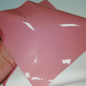 Cuir PU <span class=keywords><strong>Vinyle</strong></span> OEKO Tex 100 Sans DMF, Doux, Brillant, Extensible sur 2 Côtés, Imperméable, Épaisseur 0,7 mm, pour Robes, Vestes et Leggings Sexy - Product Image 2