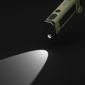 Lampe de Secours Solaire Rechargeable pour Voiture avec Alarme SOS, <span class=keywords><strong>Coupe</strong></span>-ceinture de Sécurité et Brise-vitre, Lampe de Travail COB et <span class=keywords><strong>Batterie</strong></span> Externe - Product Image 4