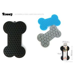 Yommy Pet Licking Pad 18,5 cm a forma di osso per cani e gatti - Product Image 1