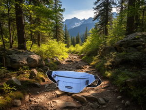 Marsupio Unisex 13 Pollici Leggero Impermeabile in Nylon Minimalista per Uso Quotidiano Viaggio Escursionismo - Product Image 2