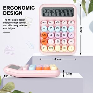 เครื่องคิดเลขอิเล็กทรอนิกส์แบบตั้งโต๊ะ พลาสติก 12 หลัก จอ LCD ใช้พลังงานแสงอาทิตย์ ฟังก์ชั่นการคำนวณเต็มรูปแบบ พร้อมหน่วยความจำ ขายดี - Product Image 5