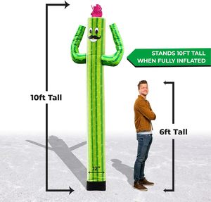 Promotion centre commercial extérieur ouverture parc d'attractions <span class=keywords><strong>20FT</strong></span> souffleur d'air danseur balançoire danse personnalisé Cactus Air danseurs gonflable - Product Image 2