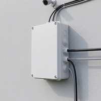 Boîte de jonction étanche IP55 en plastique ABS économique, fabriquée en Chine, pour câbles et fils extérieurs