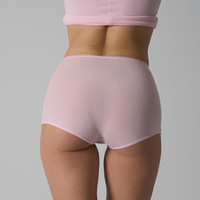 Celana Dalam Wanita Model Boyshort Ultra Lembut, Elastis, Bernapas, dengan Renda Halus, Berbagai Warna, untuk Sehari-hari