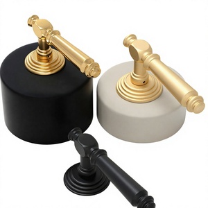 มือจับประตูทรงกรวยทองเหลืองคุณภาพสูงทันสมัยสำหรับโรงแรม ติดตั้งง่าย - Product Image 4