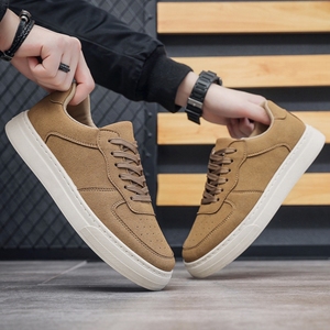 Nouvelles baskets basses pour hommes, chaussures de sport décontractées tendance, style coréen, chaussures plates pour jeunes - Product Image 1